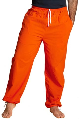 PANASIAM E-Pants långa, bomull, Orange, M