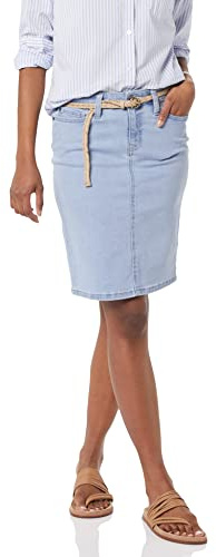 Amazon Essentials Women's Classic 5-Pocket Denim Skirt (Available in Plus Sizes)