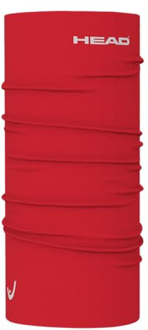 HEAD Original Tube Plain Kids, Multifunktionstuch Kidssize Kids Unisex Schlauchschal Kinder Mädchen Jungen Winter Winddicht Skifahren Radfahren Schlauchtuch Tube Bandana Schlauchtuch (Rot)