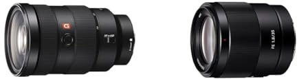 Sony FE 24-70 mm f/2.8 GM | Full-Frame, Mid-Range, Telephoto Lens (SEL2470GM) & SEL35F18F FE 35mm F1.8 large-aperture wide-angle prime lens