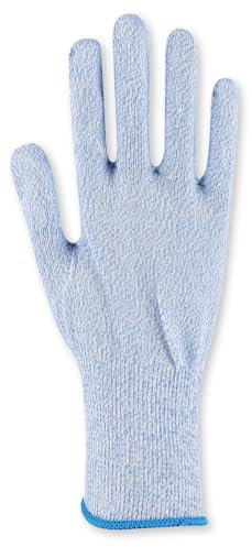 FRANZ MENSCH 6 Stück Hygostar Schnittschutzhandschuhe Cut Allfood Glass Sensitive | Glasfaser, Karton, blau, 7/S, L: 28cm, Schnittschutzhandschuhe, Arbeithandschuhe, Küchenhandschuhe