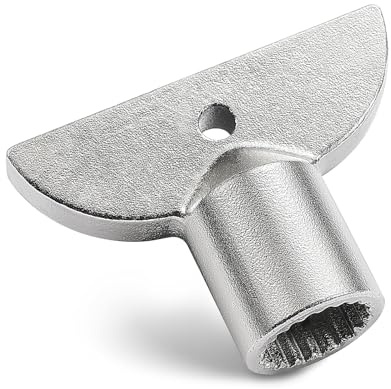 304 Edelstahl Wasserhahn Schlüssel für Außenwandventil,Präzision Steckschlüssel für Eckventil,frostsicher Außenwasserhahn Drehknopf,Wasserhahn Ersatzteile