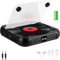 Lettore CD portatile da 2000 mAh con Bluetooth – Portatile CD-Pl-Ayer Discman con batteria a lunga durata CD Pl-Ayer Bluetooth – Incluse cuffie – CD-R,CD-RW,MP3,WAV – Ideale per auto – Lettore CD
