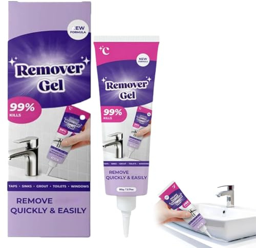 Gel removedor de moho, potente gel de limpieza, Magic ExtremeGel, altamente eficaz en penetración, gel limpiador de moho, limpia rápidamente para huecos de azulejos de baño y cocina, lechada y paredes