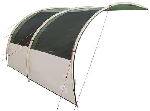 Vattentät paviljongram med tarpbåge – lätt och stabil tillverkad av polyestertyg och glasfiberförstärkt plast för trädgård, camping, utomhus