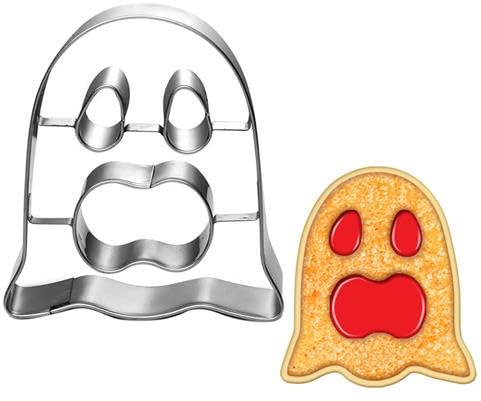 Halloween spöke linzer utstickare set – 6,5 cm – halloween kakor frukt bröd skärare för barn