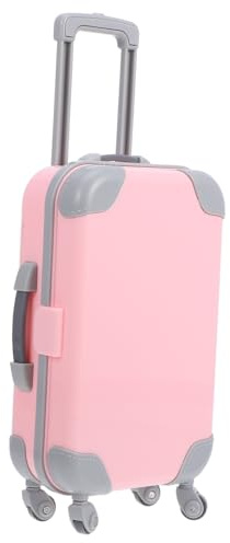 ibasenice Valise Miniature pour Maison De Poupée 6.7X3.9 .9 Modèle Réaliste en Abs Accessoire De Voyage Décoratif pour Poupée 18 Pouces