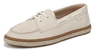 Vionic Women's Bay Moccasin | Cream Nappa | Slip-On Shoes | VIO Motion Arch Support & Plantar Fasciitis Relief | Cushioned Everyday Flat Shoes | UK 6