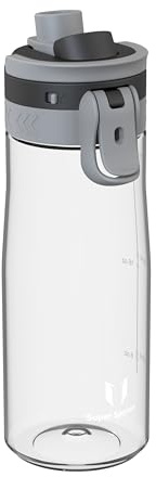 Super Sparrow Borraccia 750ml - Bottiglia Senza BPA, a Prova di Perdite - Borracce TouchGulp Flusso Rapido Con Un Clic per Scuola, Sportiva, Palestra