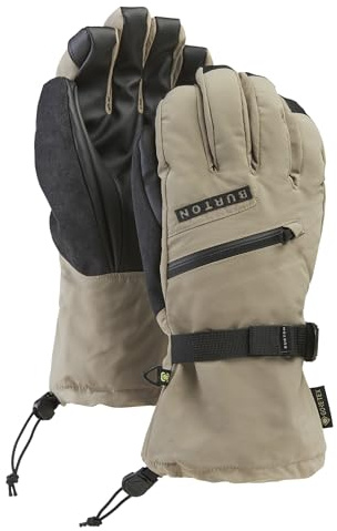 Burton Men’s Gore-TEX Insulated Gloves – Waterproof Winter Snowboard Gloves – Summit Taupe, Large