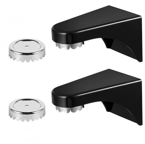 Porta sapone magnetico 2 pezzi, senza forare con 4 coperchi fiori, supporto per sapone da parete per bagno o cucina, nero (7,6 x 4,3 x 4,3 cm)