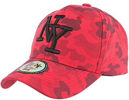 Hip Hop Honour militär barnkeps röd och svart armé baseball kyska 7 till 12 år - pojke