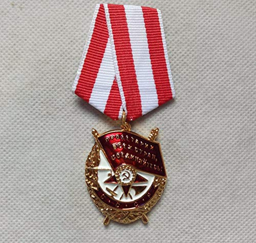 WLTY Medaglia dell'Ordine della Bandiera Rossa Medaglia dell'Unione Sovietica Bandiera Rossa per la Guerra USSR Premio eroismo in Combattimento Medaglia Distintivo CCCP