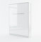 Lenart Schrankbett - Wandbett Concept Pro CP01 140x200 cm - Schrankklappbett Vertikal - Schrank mit integriertem Klappbett - Funktionsbett (Weiß Glanz)