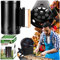 Pullmer Anzündkamin, Grillkohleanzünder, Anzündkamin, Grill Starter Kamin, Anzündhilfe für Holzkohle, holzkohle anzünder, aus Stahl (Black)