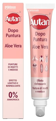 Autan Dopopuntura Aloe Vera, Gel per un Sollievo Immediato, con Aloe Vera, Delicato sulla pelle, Dermatologicamente testato, 1 confezione da 20 ml