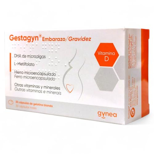 Gynea Gestagyn Embarazo 30 cápsulas (Nuevo Envase) - Para Complementar las Necesidades Nutricionales en la Gestación
