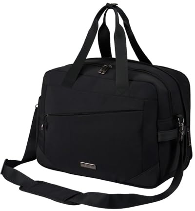 Cabin Max Manhattan Reisetasche, Ryanair Untersitz-Tasche 40x30x20 cm, Wochenendtasche, Handgepäck Ryanair, EasyJet, Jet2, Wizz Air, mit Kompression auf 40x30x15cm für British Airways geeignet 24L