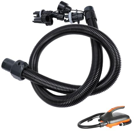 Sunicon Tuyau de Pompe à air électrique, Flexible et Pliable, Pompe à air électrique Haute Pression, pour Planches à pagaie Debout et Kayaks