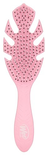 Wet Brush Go Green Hair Detangler Brush, Pink - Detangling Hair Brush - Ultra-Soft IntelliFlex Bristles Glide Through Tangles & Gently Loosens Knots While Minimizing Pain, Split Ends & Breakage