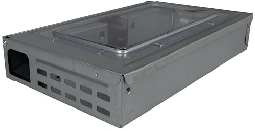 Windhager Trappola Multipla per Topi vivi - è costituito da Acciaio zincato - trappole Topi Interno - Facile da Usare, Facile da Pulire, Riutilizzabile, Rilascio Senza Contatto