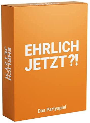 Ehrlich Jetzt?!® - Das versaute Partyspiel für Erwachsene und Jugendliche - Partyspiel - Wahrheit oder Pflicht - Kartenspiel - Ich Habe noch nie - Wer würde eher - Scherzartikel - lustiges Geschenk