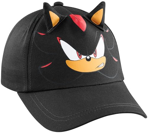 Get Trend Sonic THE Hedgehog Cap for Boys Peaked Baseball Cap Sun Hat Knuckles Shadow Sports Holiday Essentials Gamer Gifts for Boys (Grey Shadow)