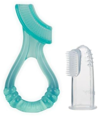 Dr. Talbot's 2-Piece Infant Finger Brush & Gum Massager - 3+ Months