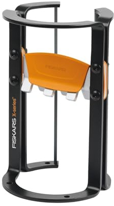 Fiskars X-Series Cortadora de leña S, Cortadora de leña Segura y Manual para Troncos de hasta Ø 8 cm, Negro/Naranja, 1079157