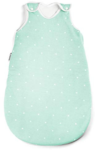 Ehrenkind® Rundes Schlafsack Baby 2.5 TOG | Bio-Baumwolle | Ganzjahres- und Winter-Sommer-Schlafsack | Oeko-Tex