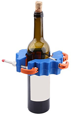 Wine Beer Bottle Glass Cutter, Adjustable Round Bottle Glass Cutting Tool, Sharp Effective Manual Rotatory Bottle Cutter Tool, DIY Bottle Glass Art Process Cutting Machine for Home Commercial Crafts