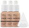 Glamza Phoera Foundation Full Coverage Make-up-Set – 24 Stunden lang anhaltende Ölkontrolle – weiche, glatte, matte makellose Concealer-Creme