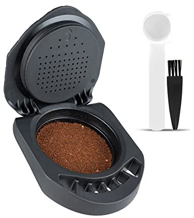 BENFUCHEN Porte-dosettes Réutilisables Café Doux Goût Porte-dosettes Café Rechargeables Compatible pour Dolce Gusto Petit XS Genis S