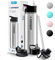 Wessper Edelstahl Trinkflasche 700ml Auslaufsicher Thermosflasche BPA-Frei mit 3 Deckel | Silber Elegante Trinkflasche Sport | Isolierflasche Kinder Erwachsene für Camping Fahrrad Sport Outdoor