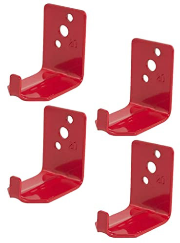 Zerodeko Metallhalter Drahtbügel 1 Set Feuerlöscherhalterung Wandhaken Feuerlöscherhalterung Feuerlöscherhalter Für - Wasserlöscher Rot Metallklammern Wandregal Halterung Metallständer