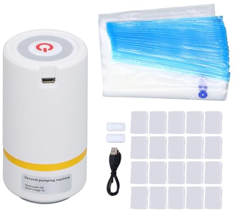 Kit Sottovuoto per Filamenti Stampante 3D con 43 Sacchetti e Pompa 5V da 3W per Conservazione Efficiente PLA ABS PETG