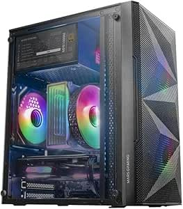 Générique TopConfig-PC - PC Gamer - Radeon RX 6500 XT 4 GO - Ryzen 5 5500-16go - 1To SSD M.2 - Mini Tour