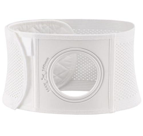 Stomiband, Stomiband För Män Och Kvinnor, Postoperativt Bekvämt Bukband Med Justerbart Hål, Förhindrar Parastomalt Bråck(Medium)