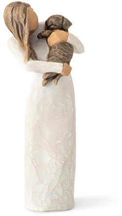 Willow Tree Adorable You Dark Dog Figurine