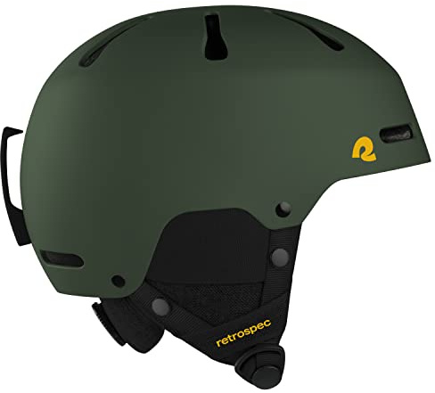 Retrospec Comstock Ski Helmet - Adult & Youth Snow Helmet with Adjustable Fit, Protective Shell & Breathable Vents for Men, Women, Boys & Girls