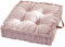 CojíN De Suelo Grande, CojíN De Suelo Tatami Extra Gruesa 10cm, Cuadrado CojíN De Suelo Arabe, Terciopelo HolandéScojíN De Suelo Exterior, para Camas, Piso, Sofá, BalcóN, Patio Rosado