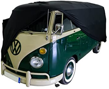 VW Bus Innen (Perfect Stretch), elegant formanpassend, Abdeckplane Indoor, Farbe: Silbergrau