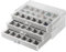 EXLECO 3 Schubladen Ohrring Aufbewahrungs Schmuckkästchen für Damen Jewelry organizer Aufnehmbare Tabletts Schmuckaufbewahrung Acryl Transparent Schmuckschatulle Schmuckschublade für Ring Halskette