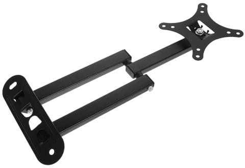 Artibetter Articulating Arm Wall Bracket Tv Monitor Wall Mount Tilt and Swivel Safety Straps for Tvs Sleek Design