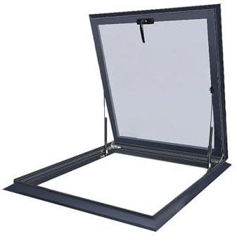 Lega di alluminio Antipioggia case lucernario, Tetto ventilazione Scarico, Cantine finestra tetto con vetri, Commerciale finestra accesso al tetto, soffitte Illuminazione bocchette di scarico.