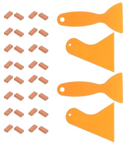 Mikikit 204pezzi Kit di Costruzione in Miniatura con Accessori Artigianali in Miniatura Piccoli Blocchi da Muro per Case delle Bambole e Spazi Verdi in Scala Materiale da Costruzione Finto