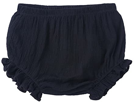 Cubrepañal Bebe Niña con Volantes Cubre Pañales Niño de Algodón Bloomers Bragas Color Sólido Ropa Interior Entrenamiento Pantalones Cortos Holgados Verano para Niñas Y Niños Recien Nacido