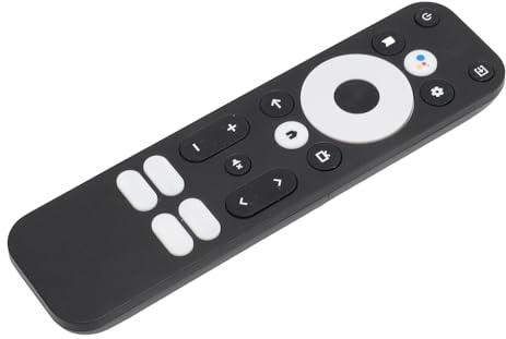 TYTOGE TV-fjärrkontroll, ABS Lätt Röstfjärrkontroll Universal Enkel och Full åtkomst Bekväm för TV