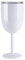 Antcher Stainless Steel Goblet Wine Glasses with Lid, 1 Pcs Double Wall Vacuum Insulated Cocktail Glass Wine Tumbler Cup Great for Red White Wine Gift, 300ml (White)