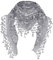 Damen Schal Lace Tücher Halstuch Dreieck Schals Zarter Rundschal Spitze Quasten Schal Tuch Dreieckstuch Damen Frauen Spitze Quasten Schal Dreieckstuch Dreieckshalstuch Spitzenborte